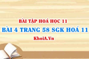 Bài 4 trang 58 SGK Hoá 11: Phân bón hoá học